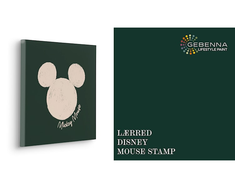 Lærred Disney Mickey Mouse Mouse Stamp